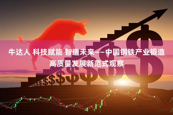 牛达人 科技赋能 智造未来——中国钢铁产业锻造高质量发展新范式观察