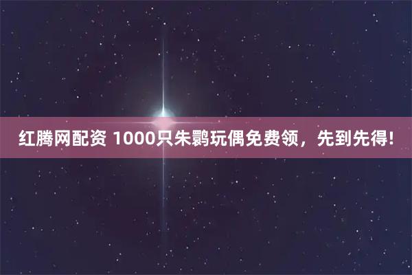 红腾网配资 1000只朱鹮玩偶免费领，先到先得!