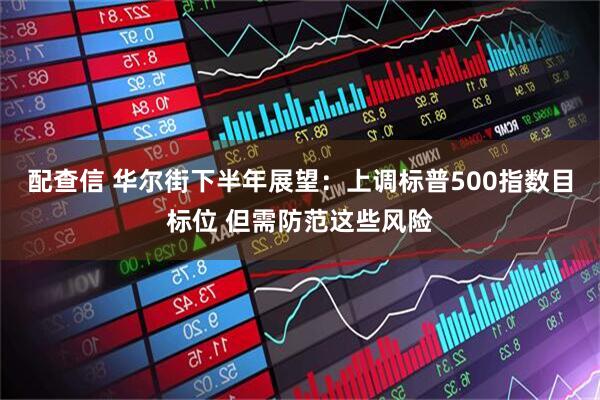 配查信 华尔街下半年展望：上调标普500指数目标位 但需防范这些风险