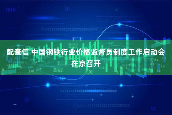 配查信 中国钢铁行业价格监督员制度工作启动会在京召开