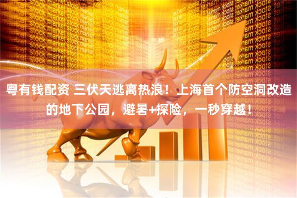 粤有钱配资 三伏天逃离热浪！上海首个防空洞改造的地下公园，避暑+探险，一秒穿越！