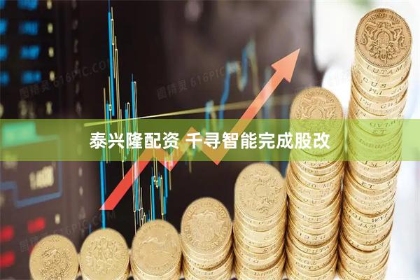 泰兴隆配资 千寻智能完成股改